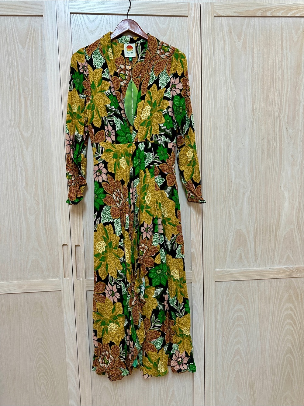 Farm Rio Garden Maxi Dress Size M